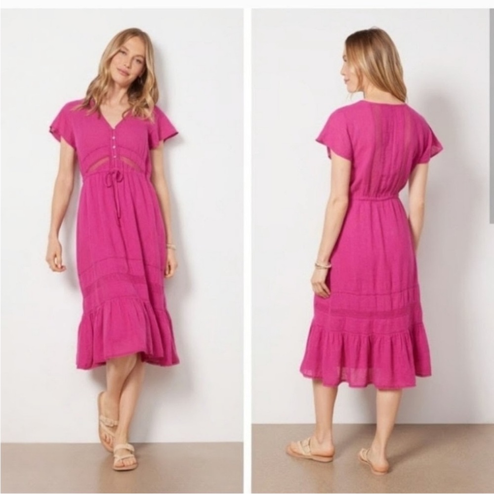 Rails Kiki midi dress radiance lace XS